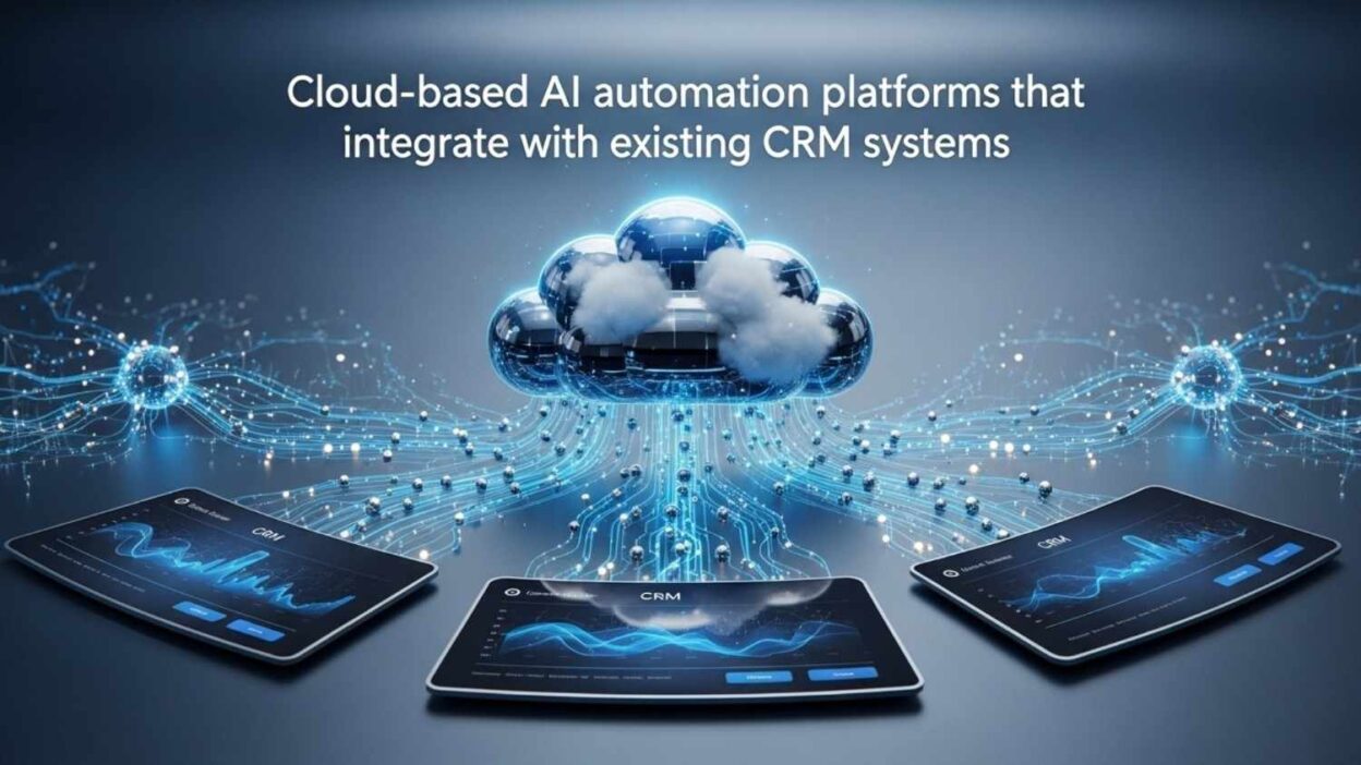 cloud-based AI automation platforms integrate CRM