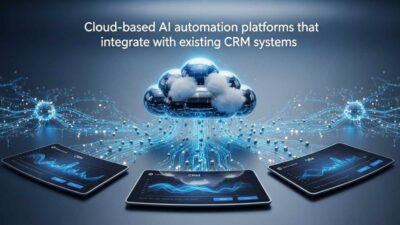 cloud-based AI automation platforms integrate CRM