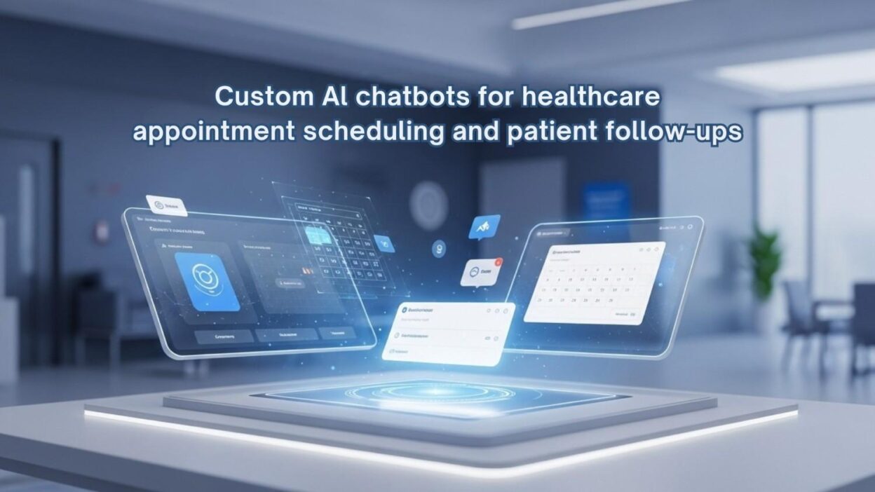 custom AI chatbots healthcare appointment scheduling