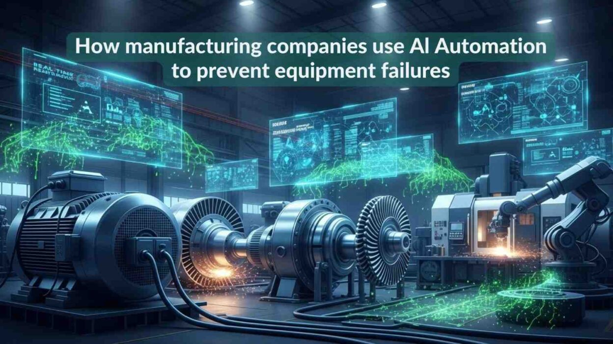 manufacturing companies use AI automation prevent equipment failures
