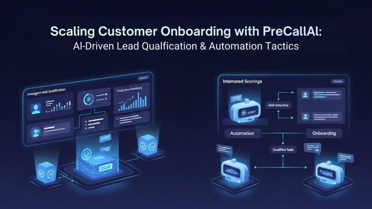 AI-driven lead qualification and automation tactics