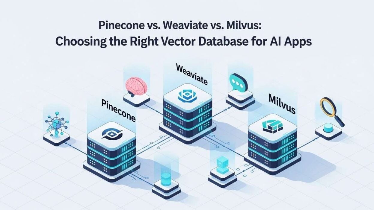 Pinecone vs Weaviate vs Milvus