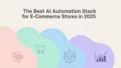 AI automation stack for eCommerce stores