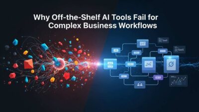 off the shelf AI tools limitations for complex workflows