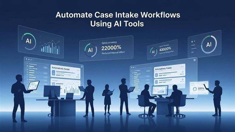 AI automated case intake workflow