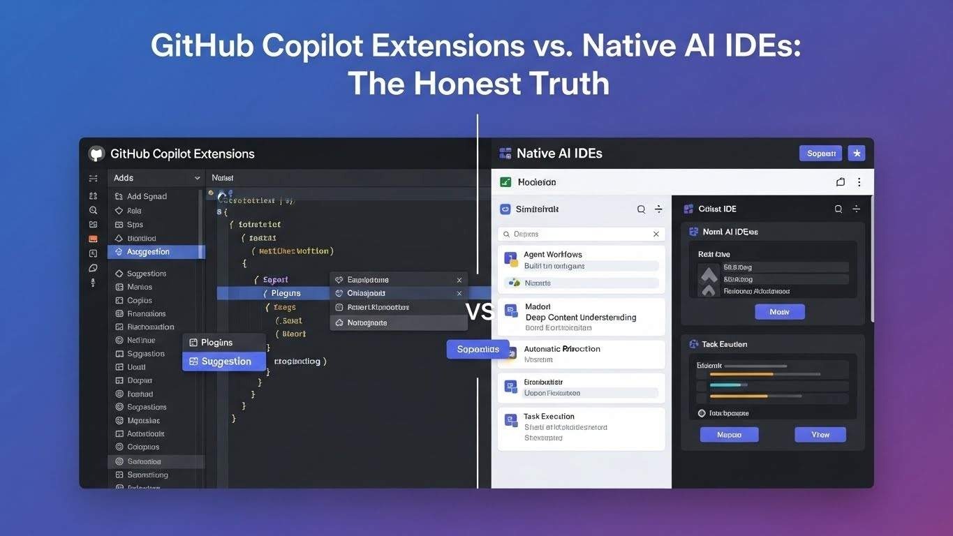 GitHub Copilot Extensions vs. Native AI IDEs: The Honest Truth.