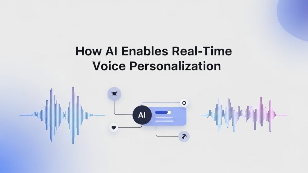 Voice personalization using AI