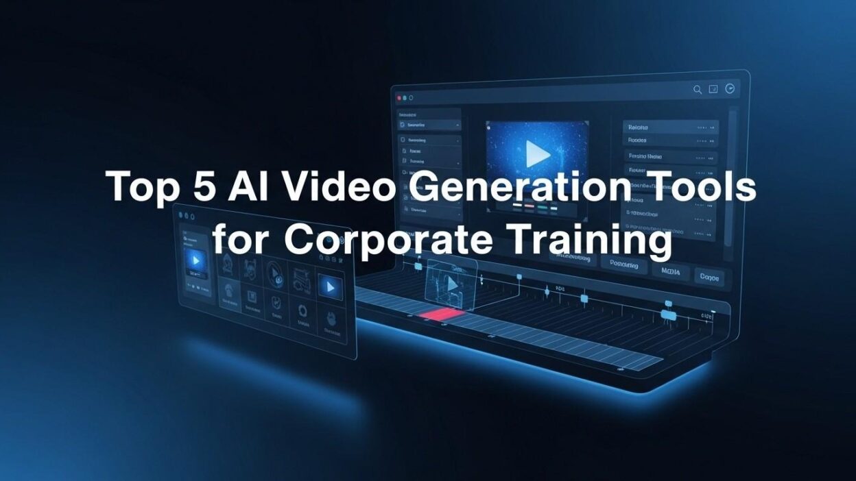 AI video generation tools for corporate training