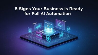 signs your business is ready for full AI automation