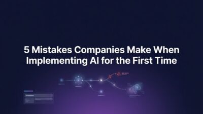 mistakes when implementing AI