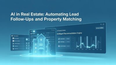 AI real estate lead follow-up and property matching automation
