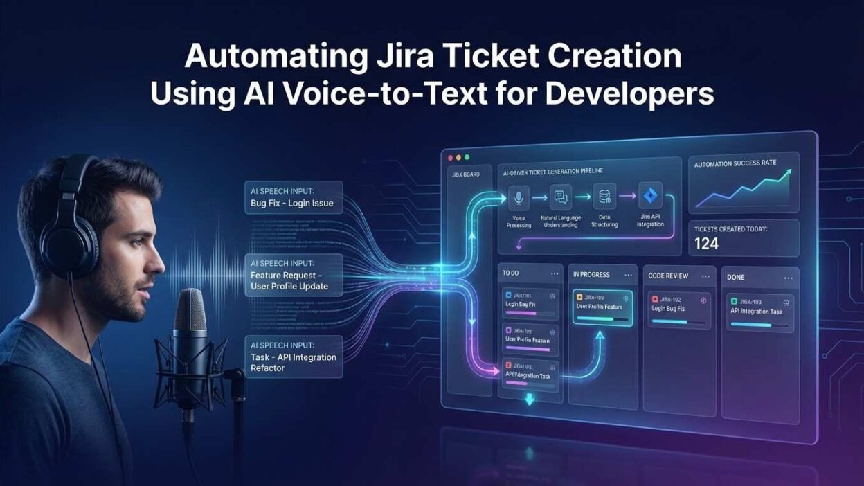 AI voice-to-text Jira ticket automation
