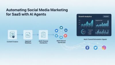 automating social media marketing for SaaS with AI agents