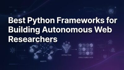 best Python frameworks for autonomous web researchers