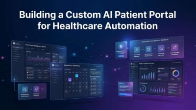 custom AI patient portal for healthcare automation
