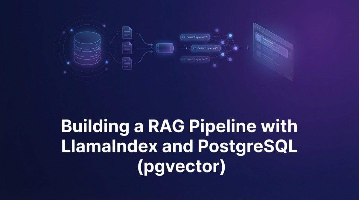 RAG pipeline with LlamaIndex and PostgreSQL pgvector