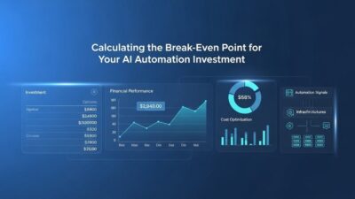 break-even point for AI automation investment