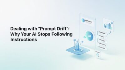 prompt drift in AI models following instructions