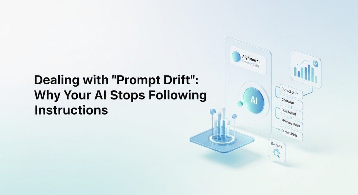 prompt drift in AI models following instructions