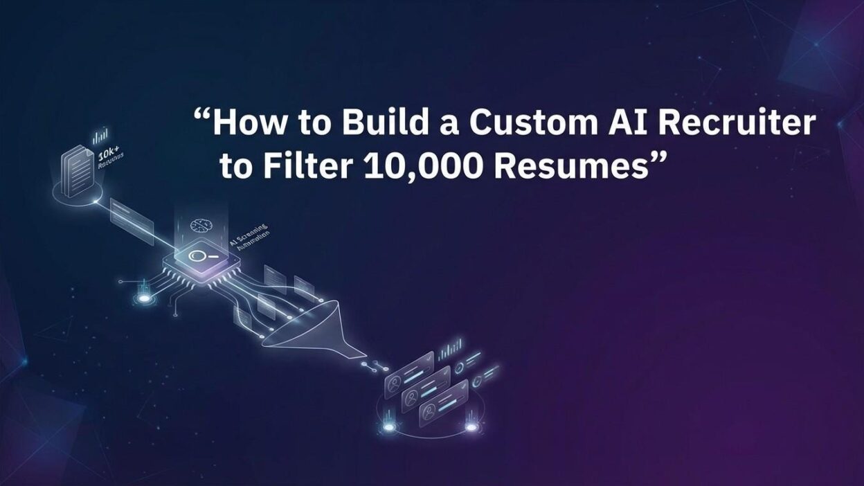 custom AI recruiter for resume filtering