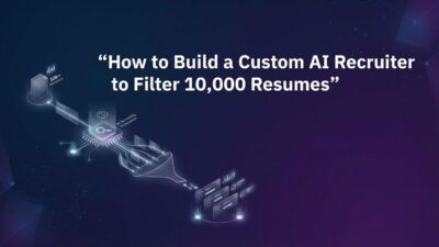 custom AI recruiter for resume filtering