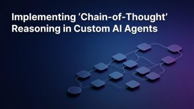 Chain of Thought reasoning in custom AI agents