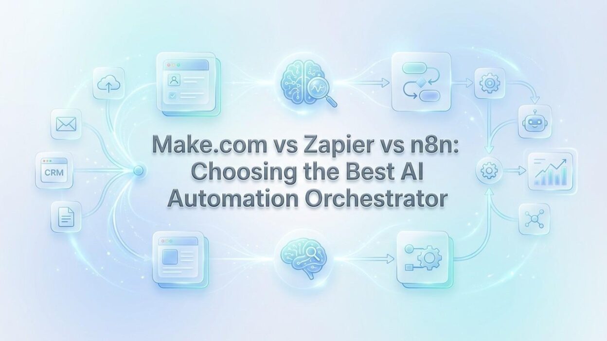 Make.com vs Zapier vs n8n AI automation orchestrator