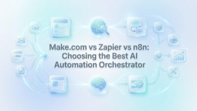 Make.com vs Zapier vs n8n AI automation orchestrator