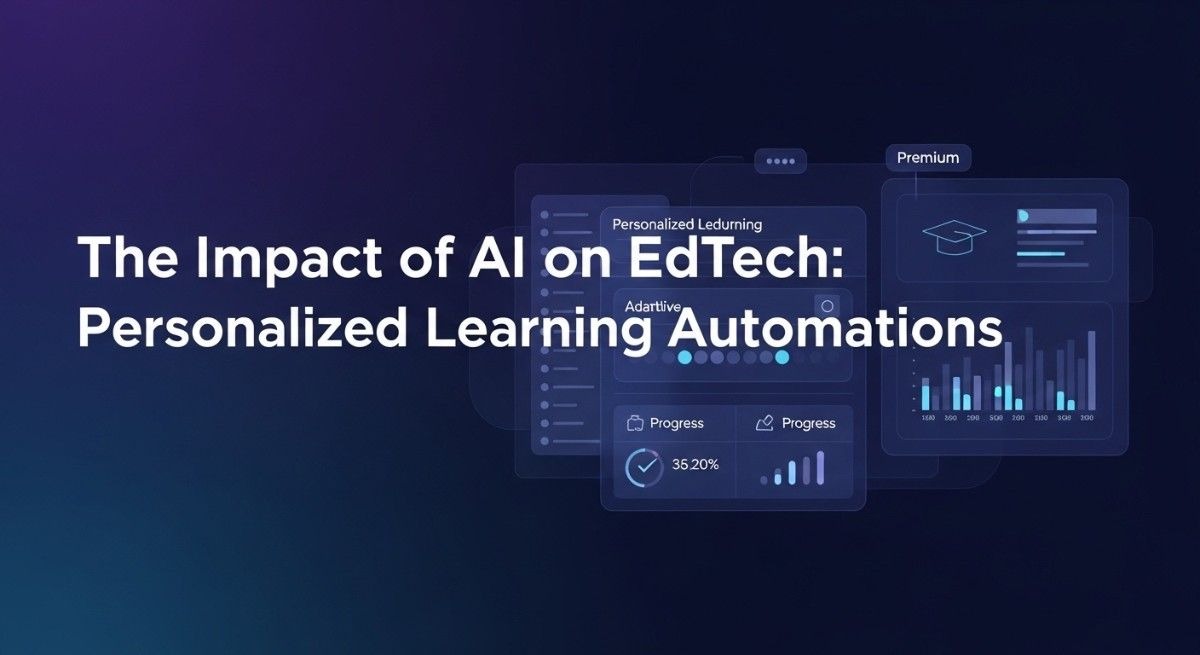 AI in EdTech personalized learning automation