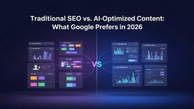traditional SEO vs AI-optimized content Google prefers 2026