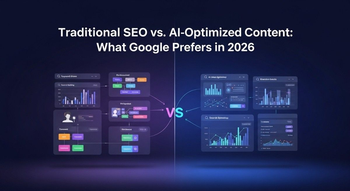 traditional SEO vs AI-optimized content Google prefers 2026