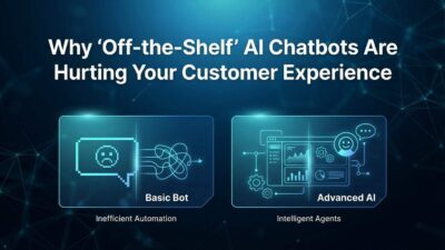 off-the-shelf AI chatbots hurting customer experience