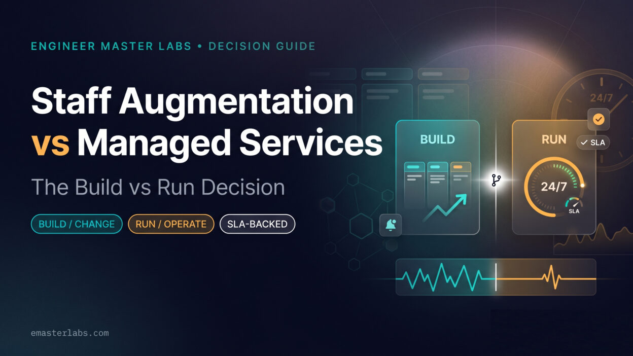Staff Augmentation vs Managed Services: The Build vs Run Decision