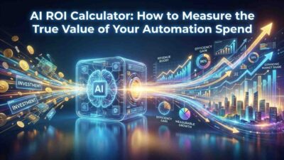 AI ROI calculator automation spend