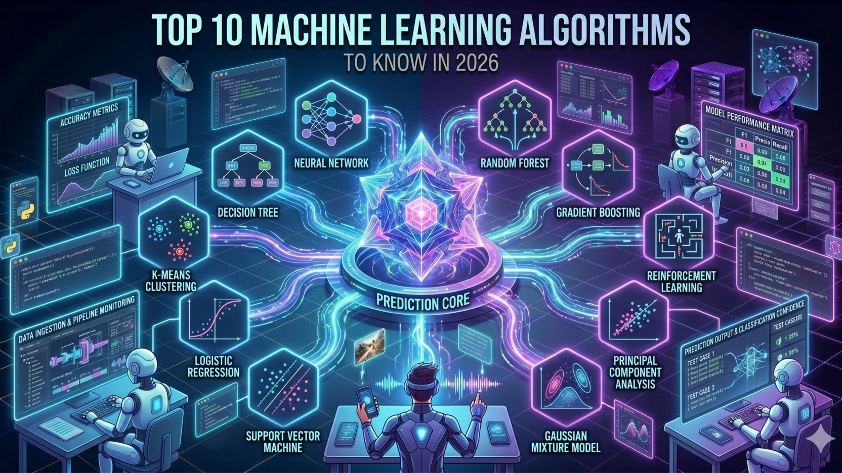 Top 10 Machine Learning Algorithms in 2026 » Engineer Master Labs