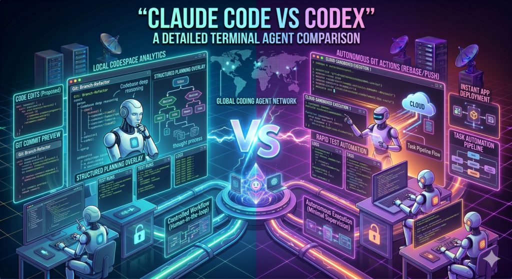 Claude Code vs Codex: A Detailed Terminal Agent Comparison
