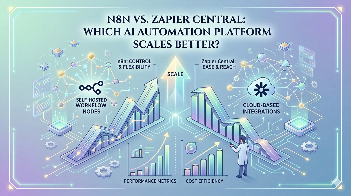 n8n vs Zapier Central: Which AI Automation Platform Scales Better?