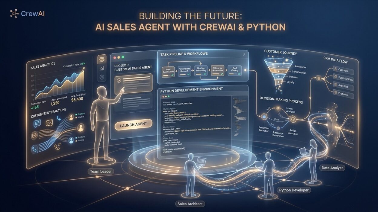 Custom AI Sales Agent using CrewAI and Python