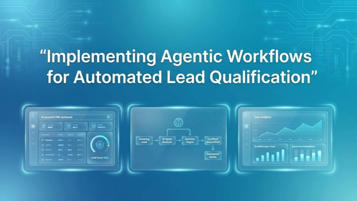 Implementing Agentic Workflows for automated lead qualification.