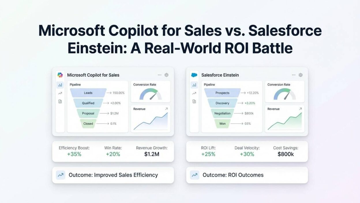 Microsoft Copilot for Sales vs Salesforce Einstein ROI