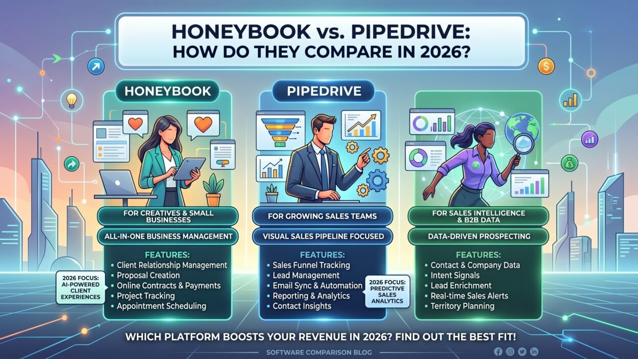 HoneyBook vs. Pipedrive