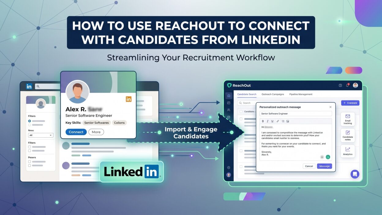 ReachOut to connect with candidates from LinkedIn
